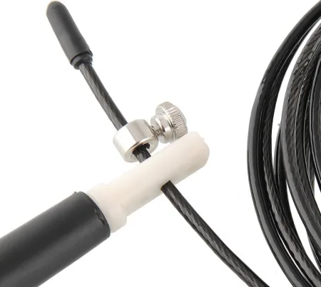 Скакалка швидкісна Power System PS-4033 Crossfit Jump Rope Чорний 2,8 m.