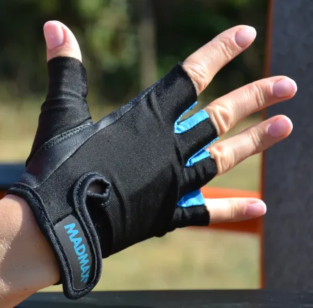 Рукавички для фітнесу MadMax MFG-251 Rainbow Turquoise L