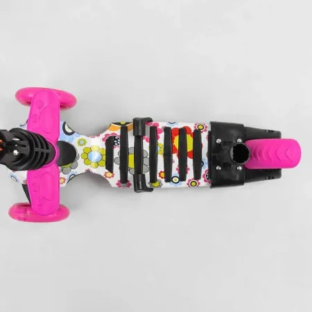 Самокат 5в1 Best Scooter - рожевий/Мультіколор