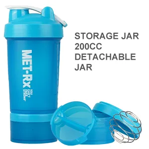 Шейкер Met-rx білий (+ 150мл + 100мл)