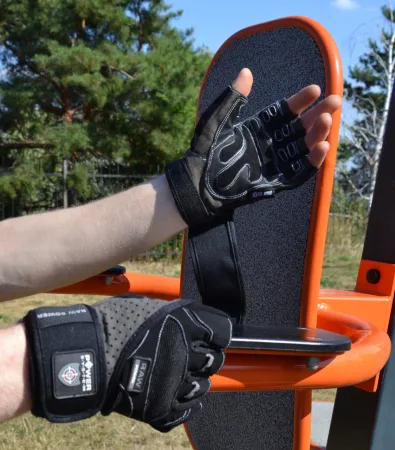 Рукавички для фітнесу Power System PS-2850 Raw Power Black/Grey XXL