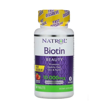 Biotin Beauty 10,000 мкг - 60 таблеток полуниця універсальний