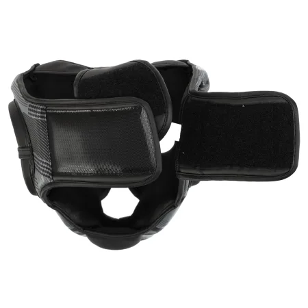 Шолом боксерський з повним захистом чорно-сірий ZHT-2 - L