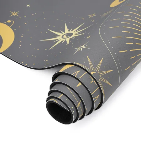Yoga Mat Rubber Polyurethane Pro ILLustration Sport Pro 183 cm*68 cm*5 mm Dark Gray