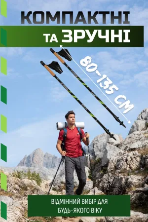 Nordic Walking Poles PowerPlay 9104 Lykke 80 135 cm Pair