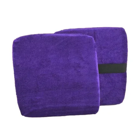 Подушка для растяжки под ногу 16,5 x 16,5 x 3 см - фиолетовый