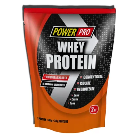 Whey Protein - 2 кг Полуничний крем