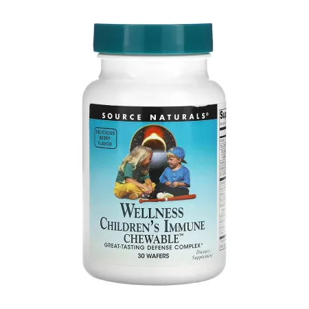 Wellness Children's Immune жувальні™ 30 вафель зі смаком ягід