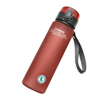 CASNO water bottle 560 ml with matte coating red