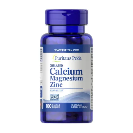Chelated Calcium Magnesium Zinc 100 таблеток