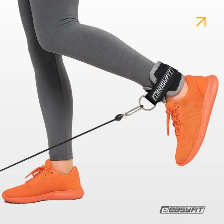 Манжета EasyFit чорна для тяги на тренажері бубновского