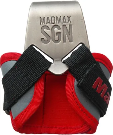 Гаки для тяги на зап'ястя MadMax MFA-330 Lat Hooks Antic silver/Grey/Red