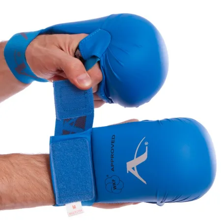 Рукавички накладки для карате Araza синій M