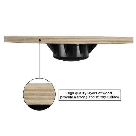 Балансборд дерев'яний LiveUp LS3150