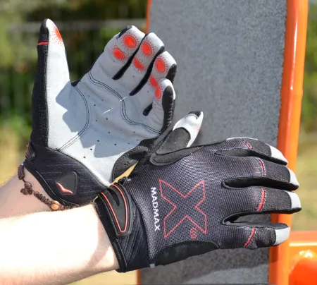 Рукавички для фітнесу MadMax MXG-103 X Gloves Black/Grey S