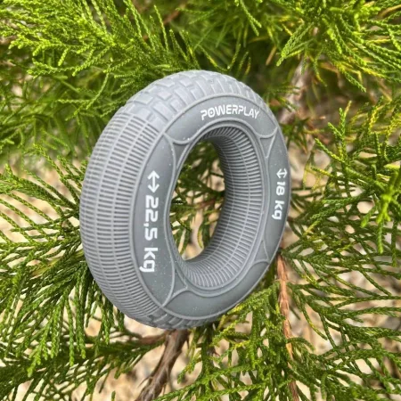 Еспандер кистьовий силіконовий PowerPlay PP-4330 Hand Grip Loops Medium 18-22,5 кг. сірий