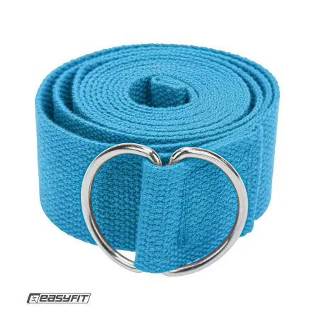 Ремінь для йоги EasyFit світло-блакитний