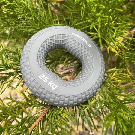 Еспандер кистьовий силіконовий PowerPlay PP-4333 Hand Grip Large 25 кг. сірий