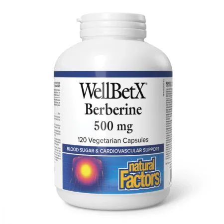 WellBetX Berberine 500 мг - 120 капсул