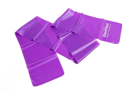 Стрічка еластична для фітнесу та йоги DOUBLE CUBE синій