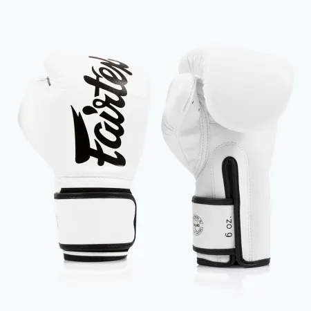 Боксерські рукавиці Fairtex BGV14 White 10 унцій (бинти в комплекті)