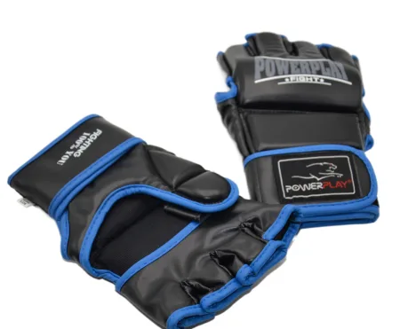 Рукавиці для MMA PowerPlay 3058 Чорно Сині - XL