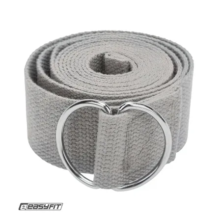 Ремінь для йоги EasyFit сірий