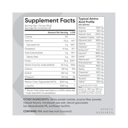 Whey Protein Isolate - 940 г Вершкова ваніль