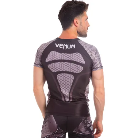 VNM Men's Short Sleeve Rashguard Black-Grey L