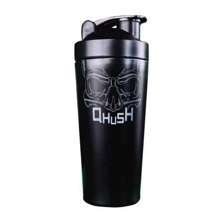 Qhush Steel Shaker - 750 мл, чорний