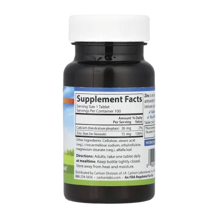 Zinc 15 мг - 100 таблеток