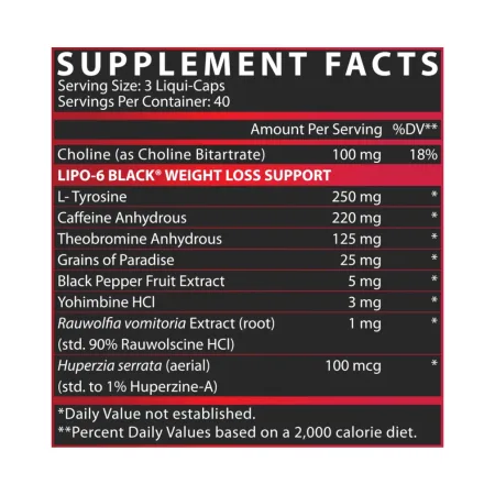 Lipo-6 Black - 120 капсул