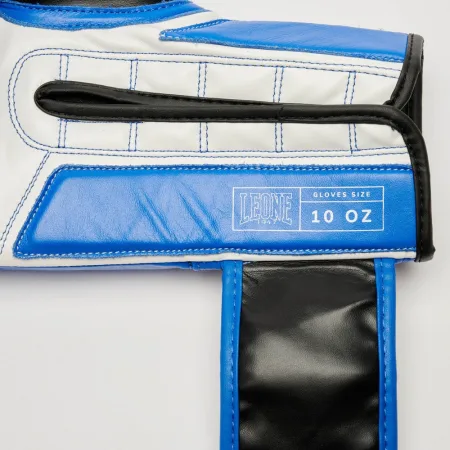 Боксерські рукавиці Leone GN208 ICONIC Blue 14 унцій (бинти 4 м. в комплекті)