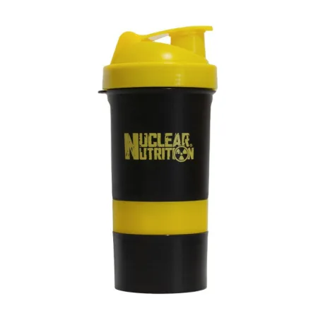 Shaker Nuclear Nutrition - 400 мл, жовтий/чорний