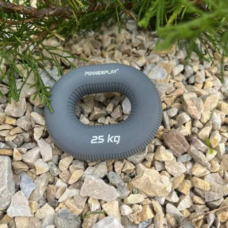 Еспандер кистьовий силіконовий PowerPlay PP-4336 Hand Grip Large 25 кг. сірий