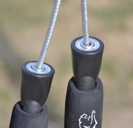 Скакалка швидкісна з підшипниками PowerPlay 4209 Sport Jump Rope чорна 3 m.