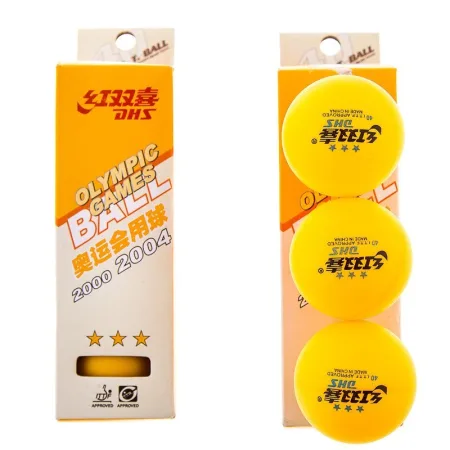 Кульки для настільного тенісу DHS 3*