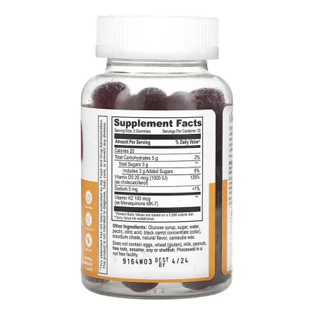 Vitamin D3 + K2 Adult - 60 жуйок