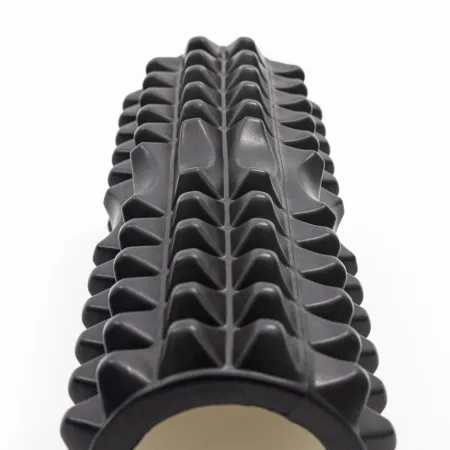 Масажний ролик (роллер) PowerPlay 4405 EVA Massage Roller чорний 33x12 см