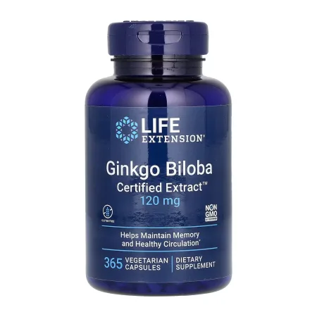 Ginkgo Biloba Certified Extract™ 120 мг - 365 капсул