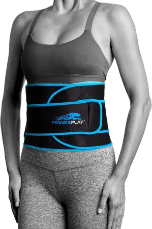 Slimming Belt PowerPlay 4303 Black-Blue