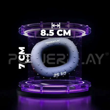 Еспандер кистьовий силіконовий PowerPlay PP-4337 Hand Grip Large 25 кг. Сірий