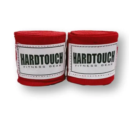 Бинти боксерські Hardtouch бавовна-еластан 4м Чорний