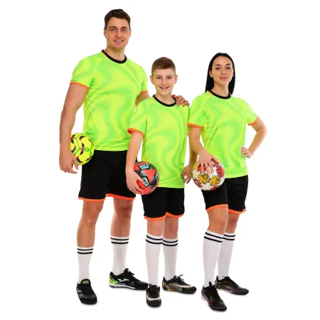 Форма футбольна комплект LIDONG салатово-чорний 4XS-2XL XXS