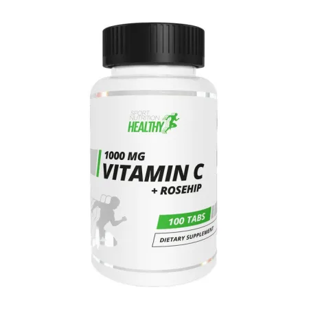 Vitamin C 1000 мг + Rosehip - 100 таблеток