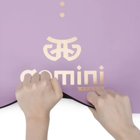 Килимок для йоги каучуковий поліуретан Sport Pro 183 см*68 см*5 мм бузковий