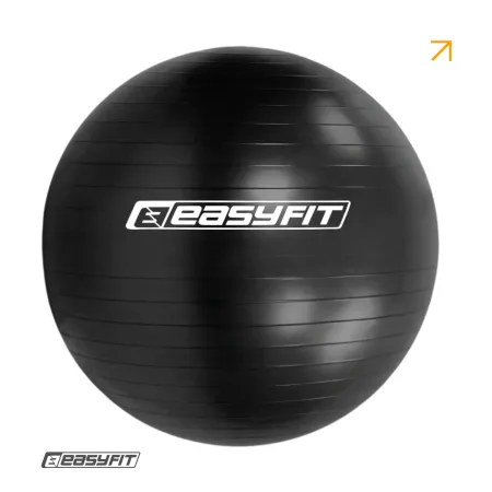 М’яч для фітнесу EasyFit BalanceBall 85 см чорний