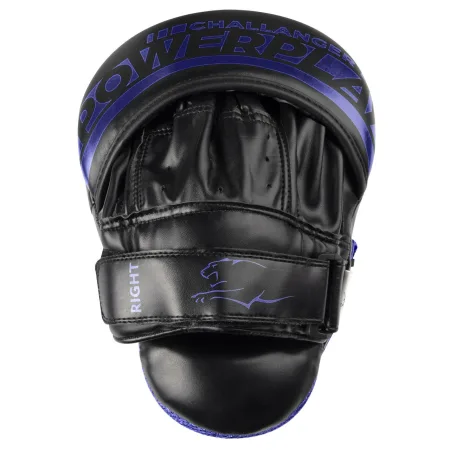 Лапи боксерські PowerPlay 3041 Challanger чорно-сині PU [пара]
