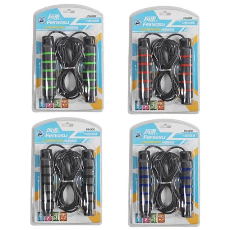 Скакалка з обважнювачами синій