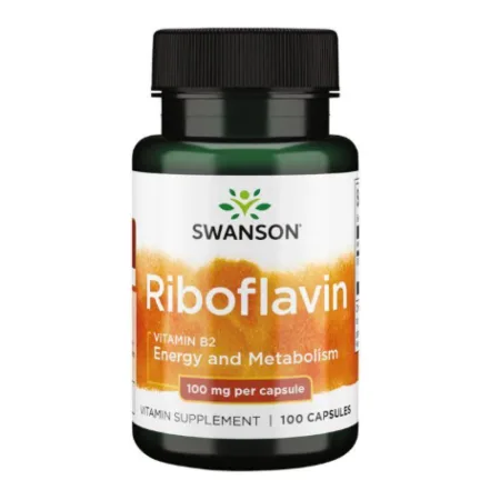 Riboflavin Vitamin B-2 100 мг - 100 капсул